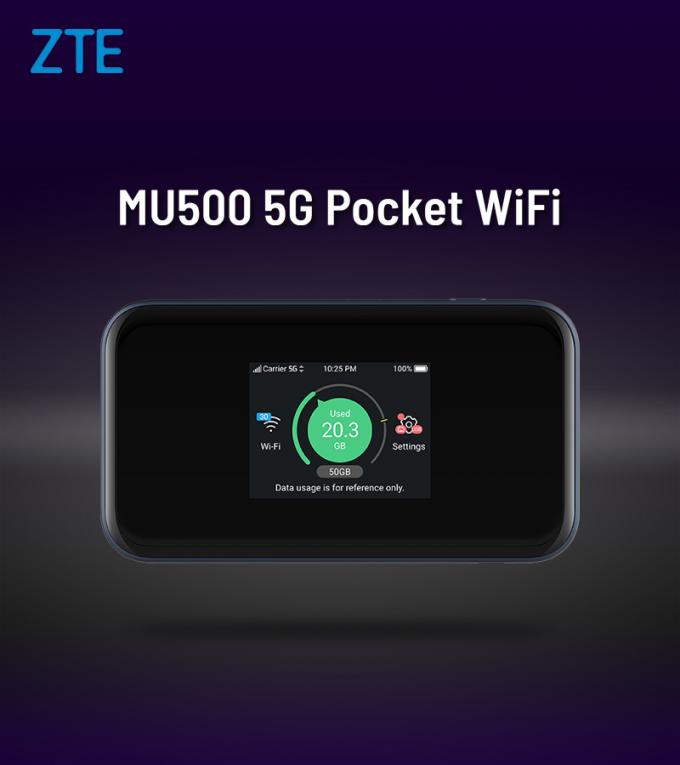 ZTE MU500 ตัวจริง ZTE 5G Wi-Fi Pro 5G mm & sub 6GHz 4G CAT20 WiFi 6 + สาย LAN 0