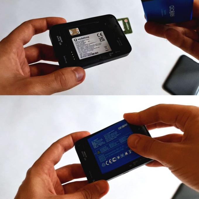 โวดาโฟน R228T Pocket Router ตัวเดิม 150Mbps 4G LTE ไวฟายไร้สาย โมเดมพกพา Mini Outdoor Hotspot ด้วยสล็อตการ์ด SIM 6