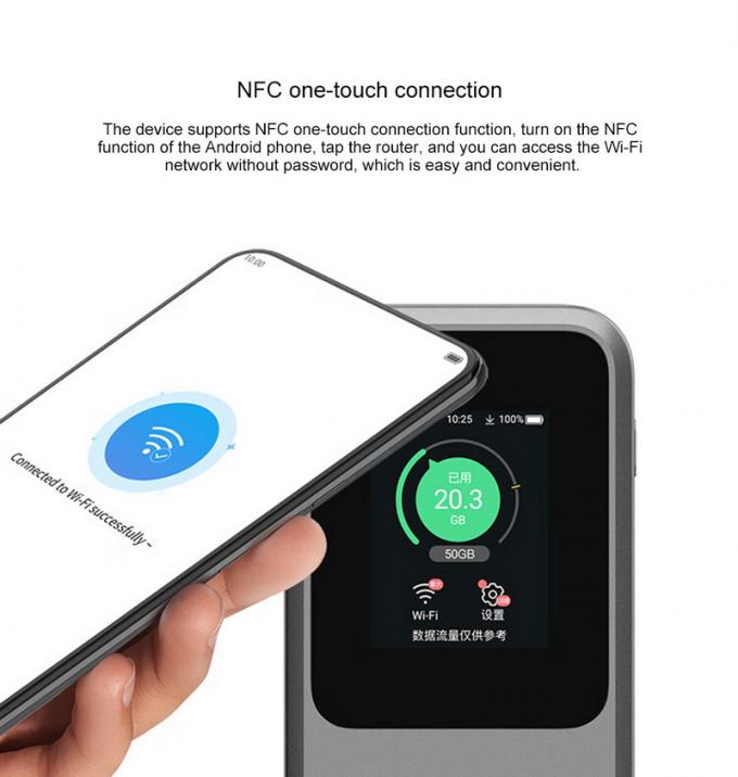 ZTE U50 Pro 5G มือถือ WiFi Router พร้อม Qualcomm SDX62, WiFi 6 2.4G / 5G AX3600 4G โฮทสปอตไร้สาย พร้อมแบตเตอรี่ 10000mAh 3