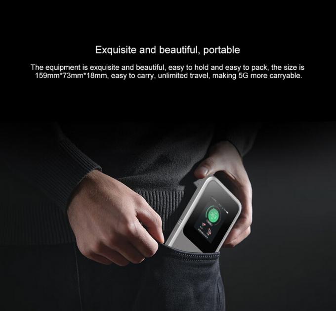 ZTE U50 Pro 5G มือถือ WiFi Router พร้อม Qualcomm SDX62, WiFi 6 2.4G / 5G AX3600 4G โฮทสปอตไร้สาย พร้อมแบตเตอรี่ 10000mAh 5