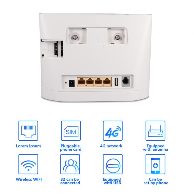 HuaweiB315 Huawei B315S-519 Unlocked 4G LTE CPE Routers B2 B4 B5 B8 B13 B17 Cat4 150Mbps Wireless Router With Sim Card Slot 1
