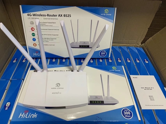 ซื้อ B525 แบตเตอรี่ 4 เสาอากาศภายนอก 300mbps ปลดล็อคเราเตอร์ WI-FI 4G CPE online manufacture