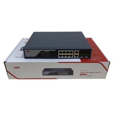 ซื้อ Hik Brand Ethernet Network Switch DS-3E1310P-SI 8 Port Fast Ethernet Smart POE Switch การปรับเปลี่ยนระบบอีเทอร์เน็ตที่รวดเร็ว online manufacture