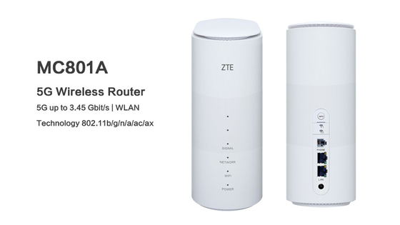 ซื้อ ZTE MC801A 5G เราเตอร์ WiFi ในร่ม CPE เราเตอร์ 5g ในร่ม 100 ม. ปลดล็อคซิมการ์ด online manufacture