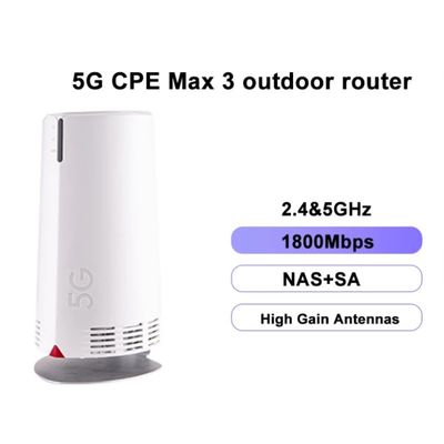 5G CPE Max 3 Outdoor Outdoor Mesh Wireless Unlocked LTE 5G CPE Hotspot Router Wifi 6 Routers