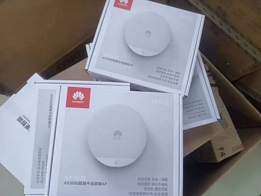 HUAWEI AP362E จุดเชื่อมต่อสัญญาณไร้สายบนเพดาน 3000M Wi-Fi 6 ครอบคลุมเครือข่ายสำหรับองค์กร